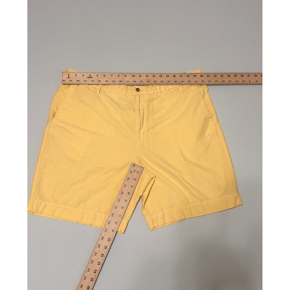 Polo Ralph Lauren Mens Classic Fit Chino Shorts Yellow Size 40 Cotton 9 Inseam - Picture 6 of 8